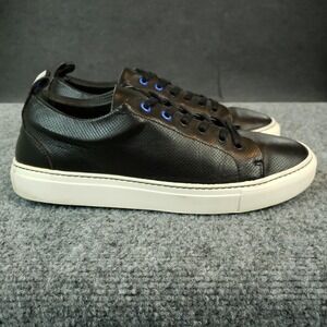 Aether Dalton‎ Sneakers Mens Size 9.5 Black Leather Shoes Casual Low Top